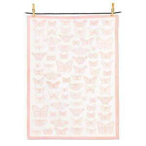 🛍 2 for $25! 🛍 Single Delicate Pink Butterflies Spring Tea Towel Dish Towel